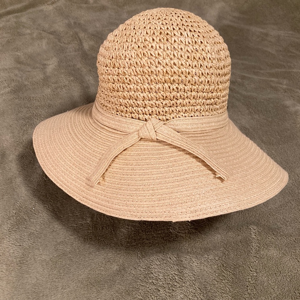 NWOT Sun Hat Vintage 80s Yellow